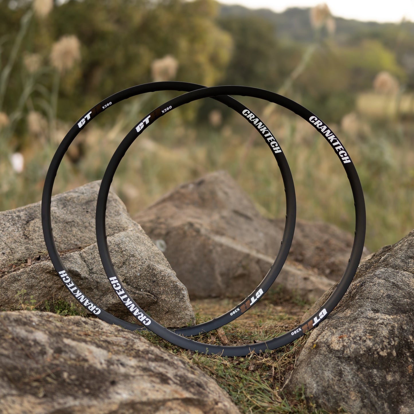 CTR X280 Carbon XC Rims — 280g Ultralight Asymmetric 29" Set (Hookless, 28H)