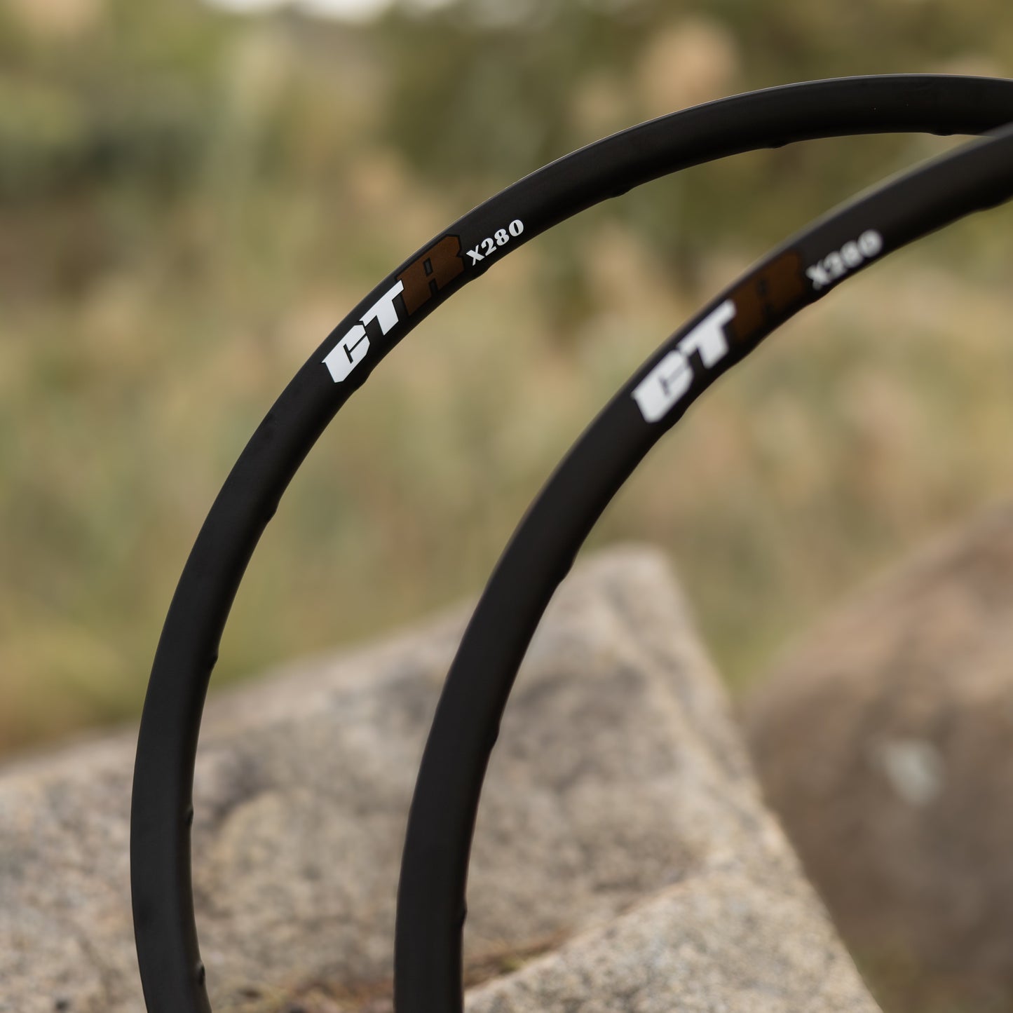 CTR X280 Carbon XC Rims — 280g Ultralight Asymmetric 29" Set (Hookless, 28H)